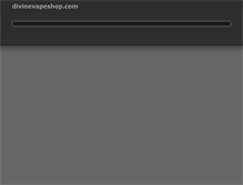 Tablet Screenshot of divinevapeshop.com